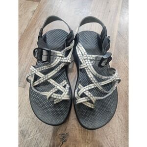 Chaco Z Cloud 2 Women Sandals Double Strap Toe Loop Black Gray J106622